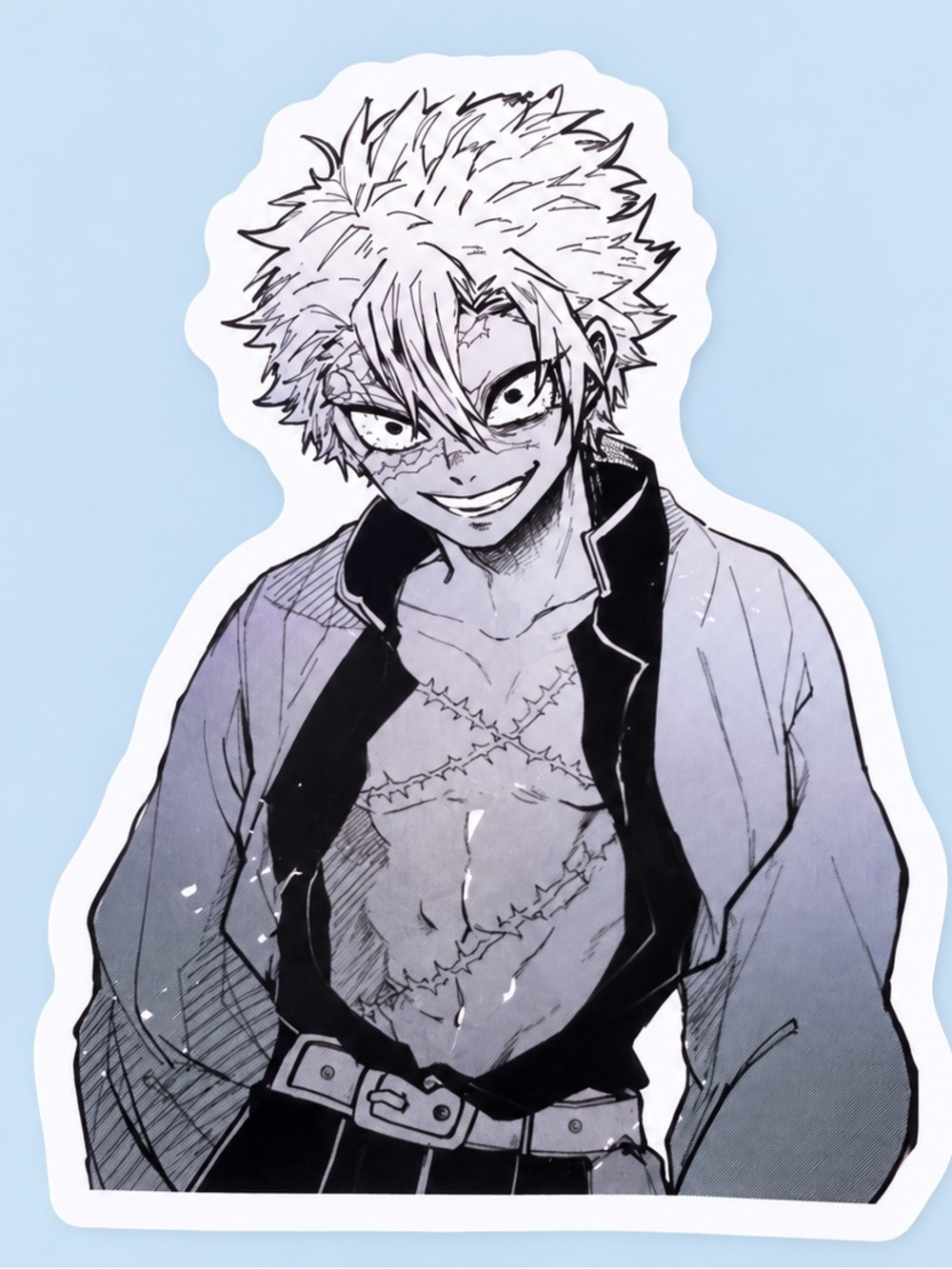 Sanemi Shinazugawa Wind Hashira | Demon Slayer Manga Anime Sticker | 5/$10